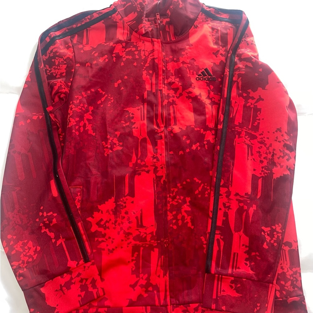 adidas Bright Red Training Top